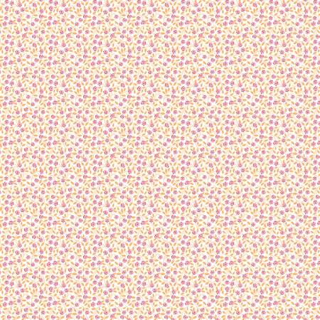 Traditional 30's Flowers C18242 Pink (37241)
