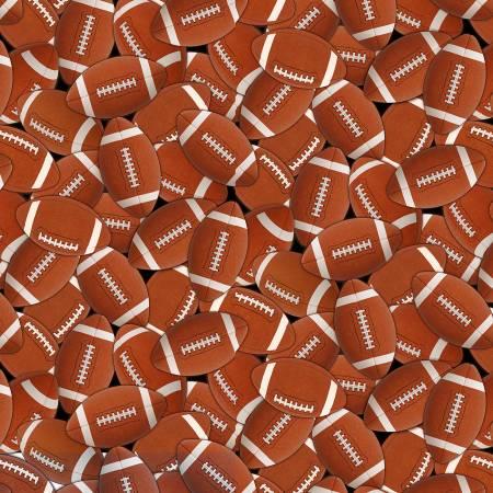 Brown Footballs Packed (32480)