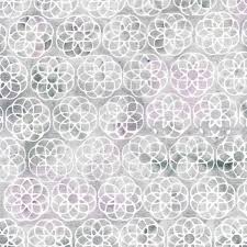 122325868 / Geometric Flower-Multi Grey Purple White (34173)