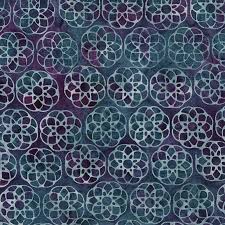 122325875 / Geometric Flower-Multi Purple Blue Grey Twilight (34171)