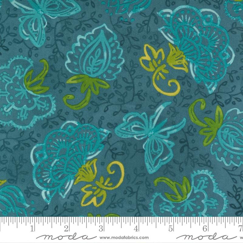 Carolina Lilies Teal 48701 21 (30069)