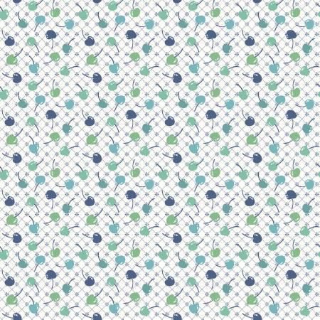 Cook Book Cherries Denim (30286)