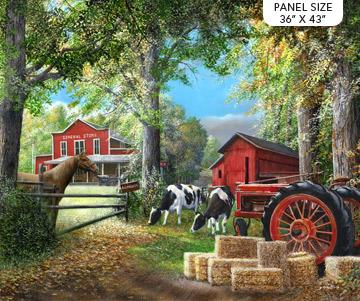 COUNTRY HOME GREEN MULTI #131