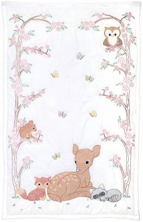 Jack Dempsey Deer & Friends Crib Quilt Top 40"x60" #4060-934 (28514)