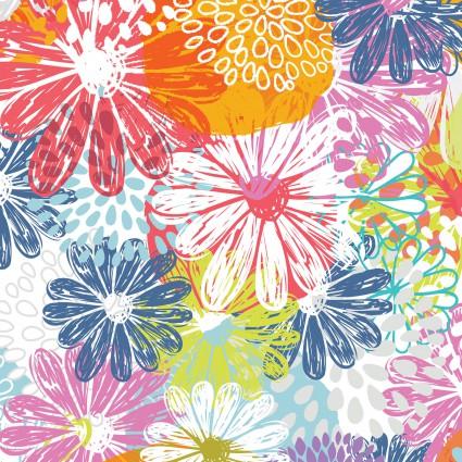Doodle Blossoms 2DB 1 Multi (22492)