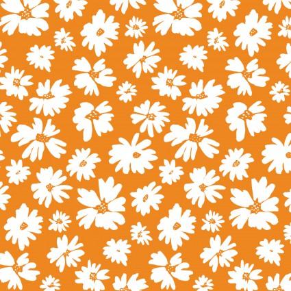 Doodle Blossoms 9DB 2 Orange (22495)