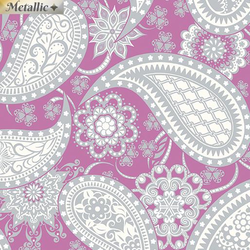 5490M 62 Paisley Magenta (24510)