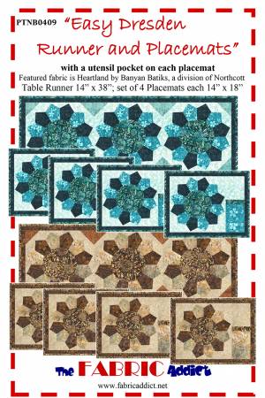 Easy Dresden Runner and Placemats (34114)