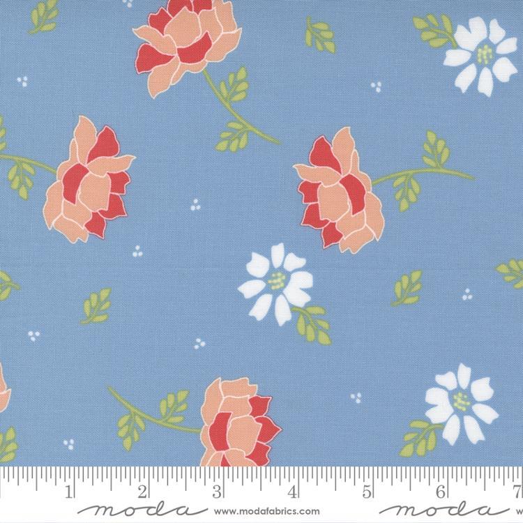 Emma Flourish Bluebell 37630 19 Moda #1 (31393)