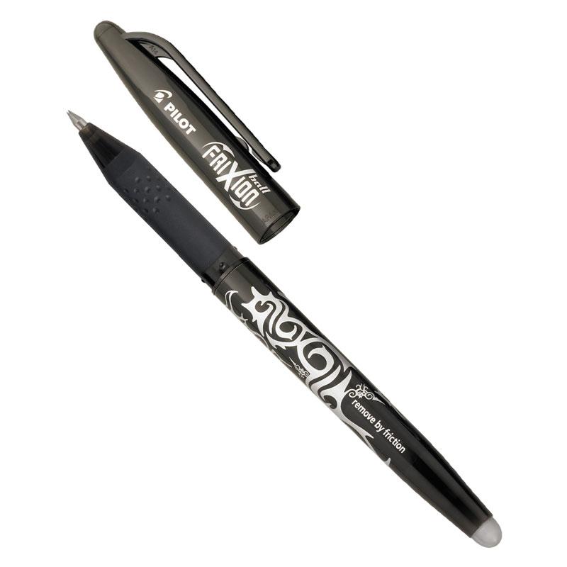 Frixion Ball Gel Pen Black .7 mm erasable (28347)