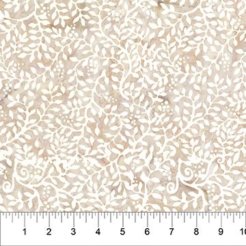 Garden Spirit - Batik Leafy Vine Pink Blush (34077)