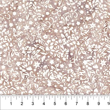 Garden Spirit - Batik swirled stencil Blush (34079)