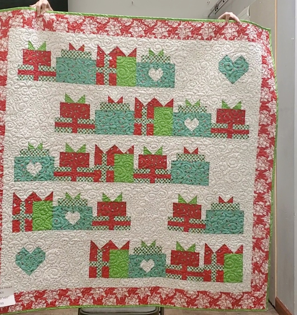 Gifts from the Heart Quilt Kit 60"x60"