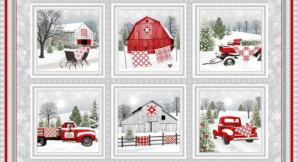 Gray/Red holiday