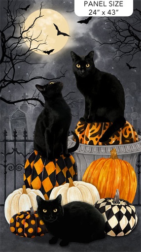 [33342] Hallow's Eve - black multi panel #64