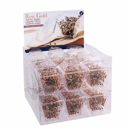 [22934] Head Pins N4366 rose gold