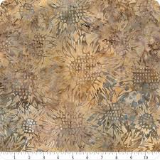 [34090] Heartland - Batik Sunflowers Oatmeal (34090)
