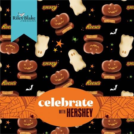 [30535] Hershey Halloween 10in Squares 42pcs/bundle