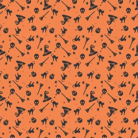 [32187] Hey Bootiful Witch Icons Orange (32187)