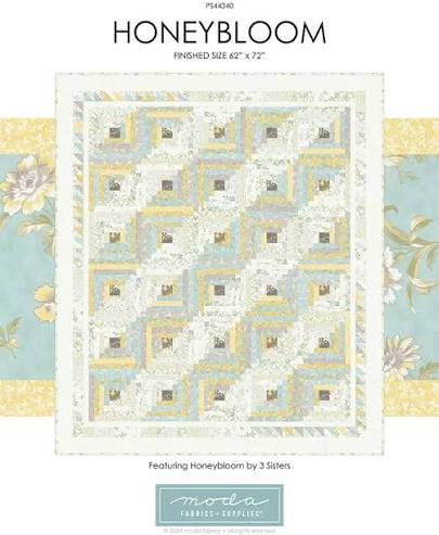 [33134] Honeybloom Quilt Kit 62"x72"