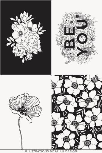 [28389] Illustrations Panel Paper Ink 36"x58" #56