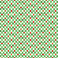 [33700] Jingle Bells Plaid Green (33700)