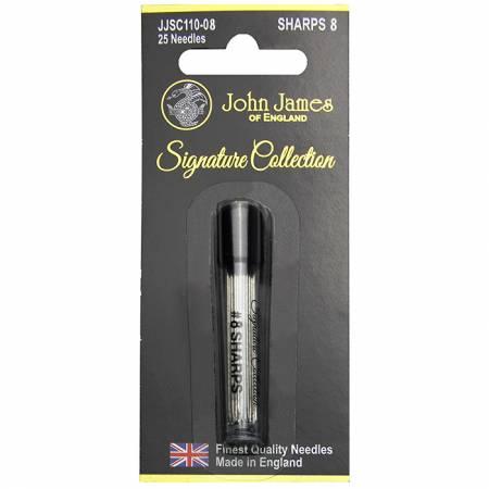 [32351] John James Signature Collection Sharps Size 8 25ct.
