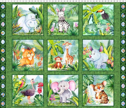 [30096] Jungle Friends Animal Panel 36"x43" #164 (30096)