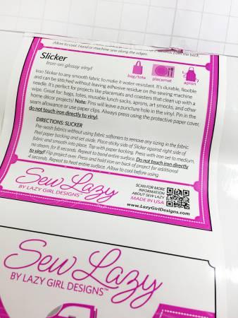 [31102] Lazy Girl Slicker Iron-on Glossy Vinyl 17in x 36in