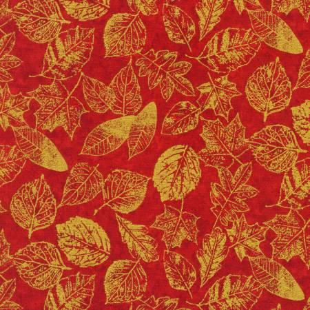 [30639] Leaves Terracotta w/Metallic (30639)
