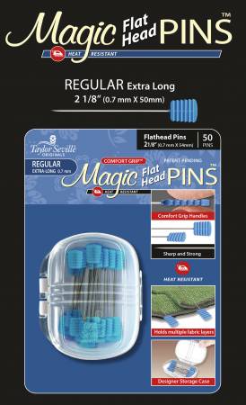 [33221] Magic Pins Flat Head Regular 50pc (33221)