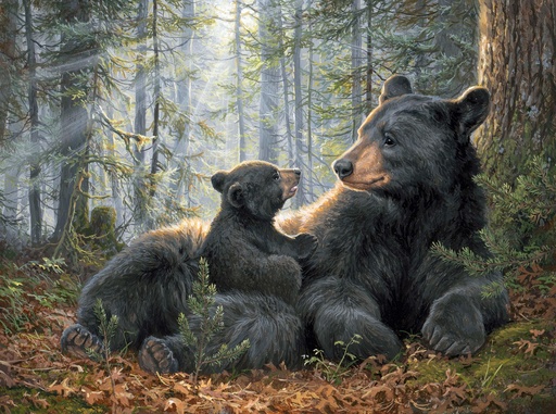[29260] MAMA BEAR PANEL 42"x32"  #7