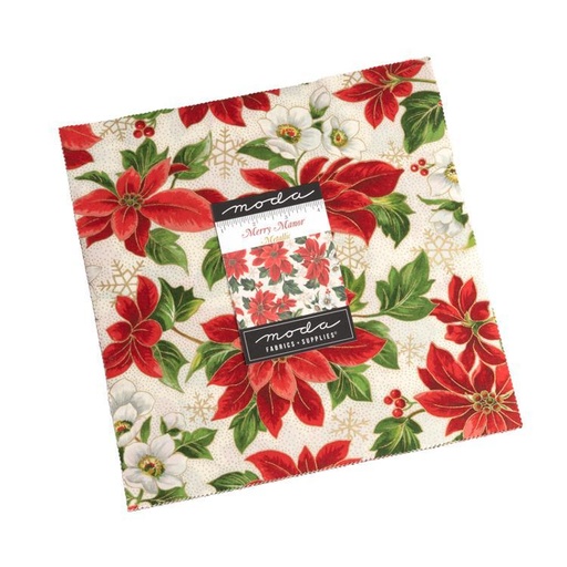 [32268] Merry Manor Metal Layer CakeÃ‚Â® 33660LCM Moda Precuts#1 (32268)