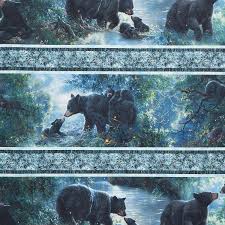 [33057] Moonlight Kisses Dark Blue Border Stripe (33057)