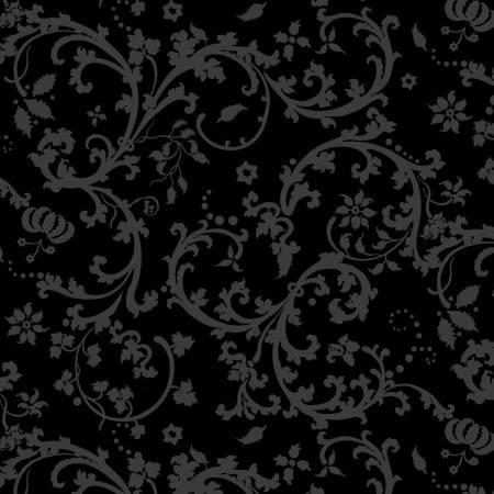 [27154] Moroccan Red Black Scroll (27154)