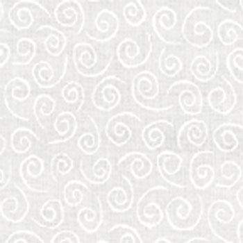 [10707] Muslin Mates 9920 11 Swrls Whit (10707)