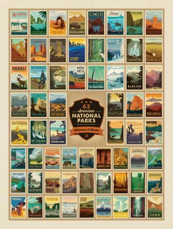 [31578] National Parks Wilderness Wonders Panel 54in x 72in (31578)