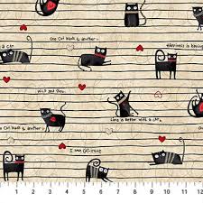 [30122] No Ordinary Cats Beige Cat Stripe (30122)