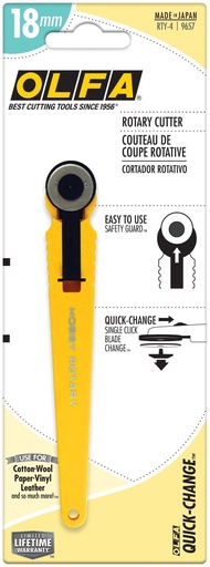[30773] OLFA Quick-Change Rotary Cutter 18mm- (30773)