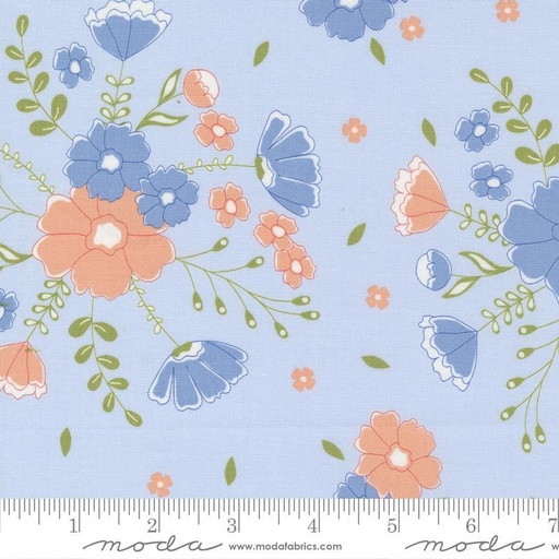 [32633] Peachy Keen Light Blue 29170 14 Moda #1 (32633)