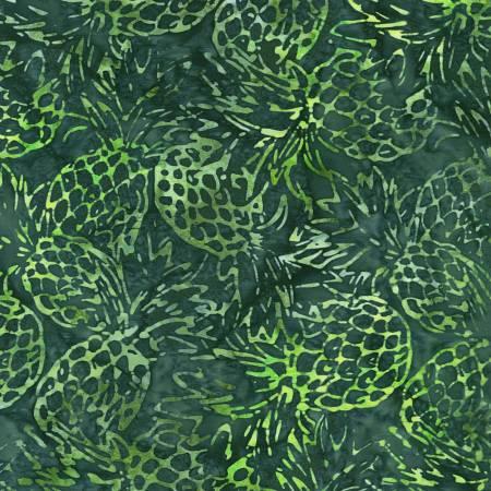 [29288] Pineapples Green Batik (29288)