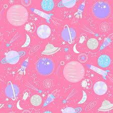 [34286] Pink Space Flannel (34286)