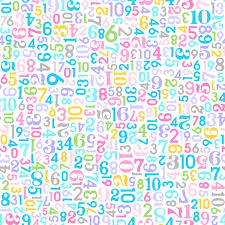 [34285] Pink/Multi Numbers Flannel (34285)