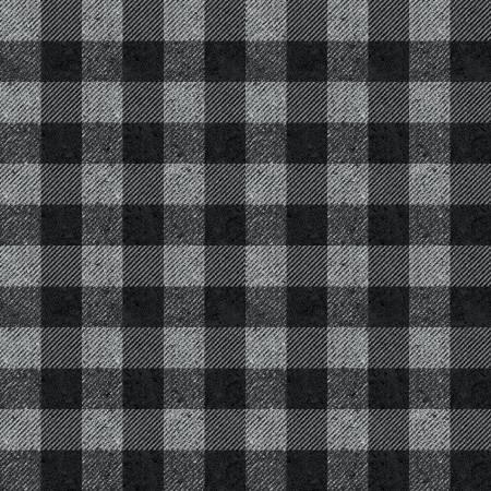 [27878] Plaids Buffalo Check Black