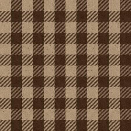 [27885] Plaids Buffalo Check Brown