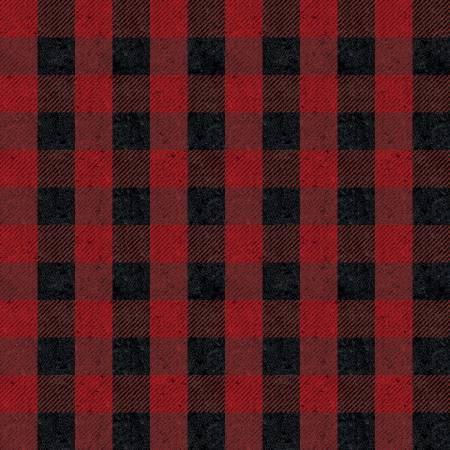 [27862] Plaids Buffalo Check Red (27862)