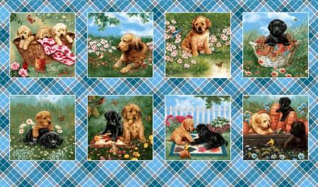 [27351] Pups in the Garden Continuous Blocks #131