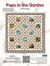 [27419] Pups in the Garden Quilt 2