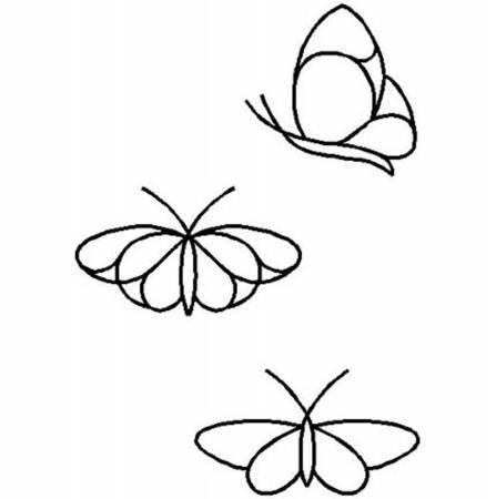 [28793] Quilt Stencil Butterflies