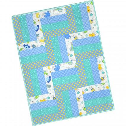 [20607] Rail Fence Flannel Quilt Pod 24x32